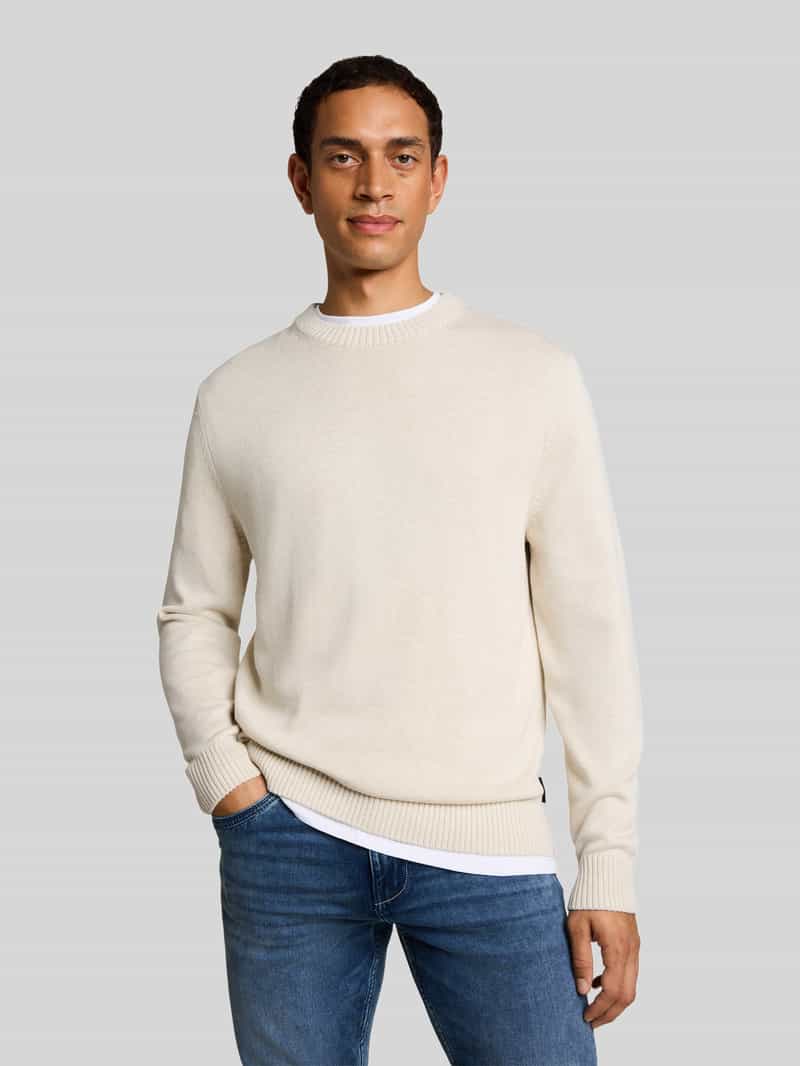 Tom Tailor Regular fit pullover van puur katoen
