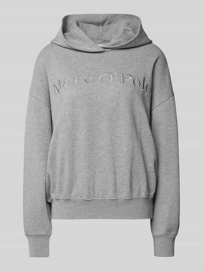 Marc O'Polo Hoodie met labelstitching