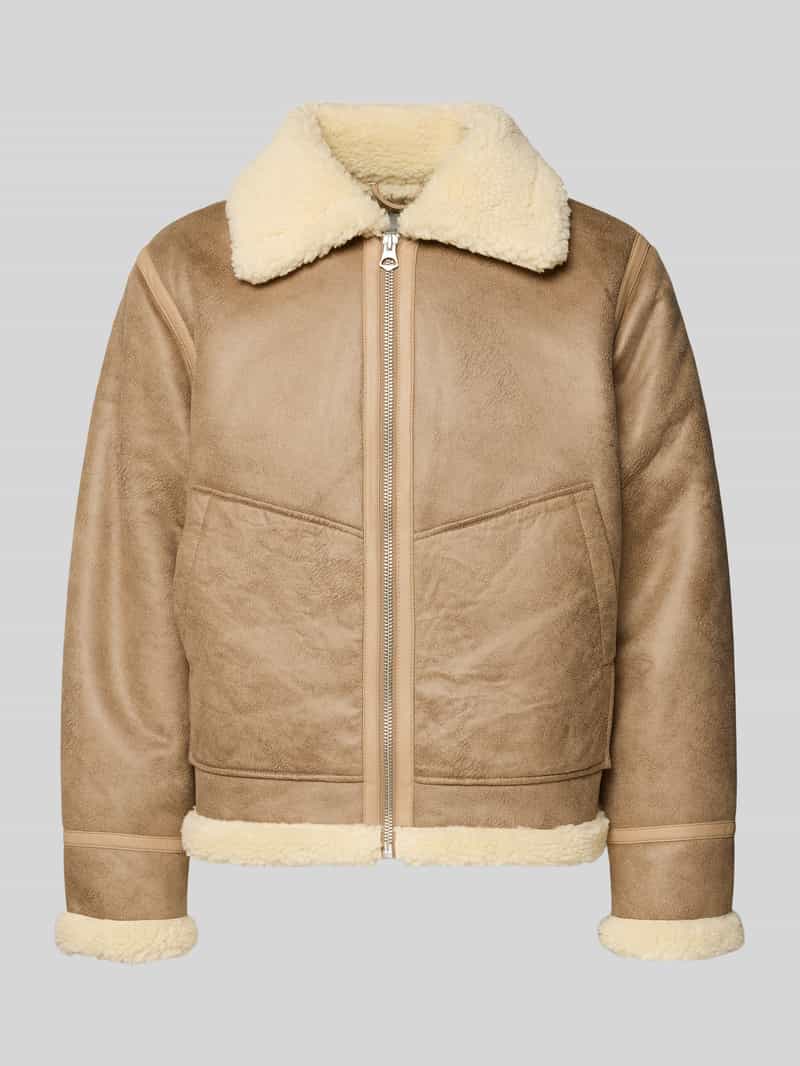 jack & jones Jack in leerlook model 'AVIATOR'