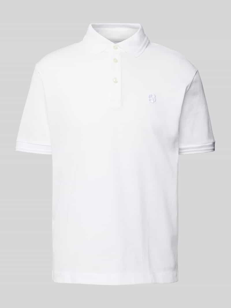 Boss Regular fit poloshirt met logostitching model 'Parris'