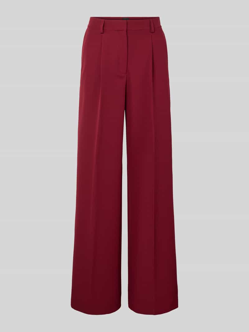 Boss Orange Regular fit broek met wijde pijpen