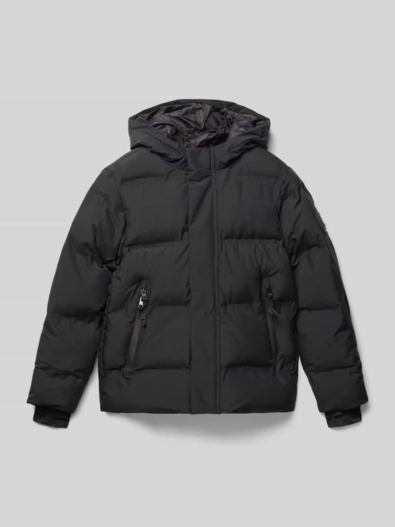 jack & jones Regular fit gewatteerd jack met logo-applicatie model 'Fusion'