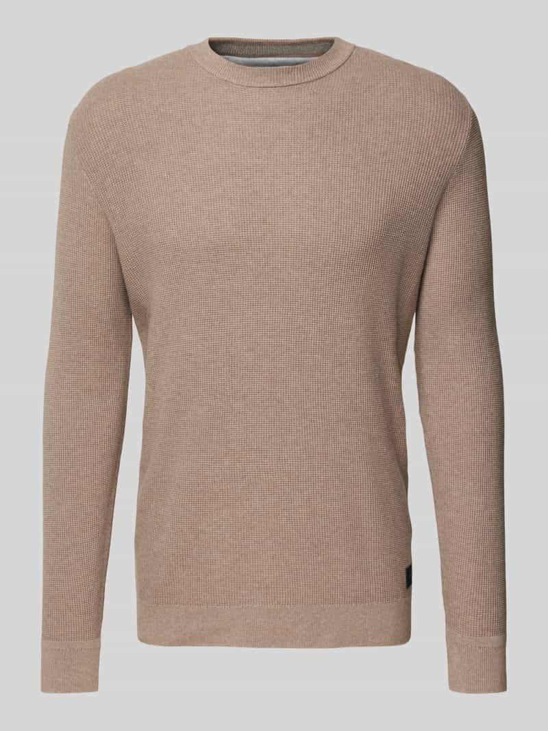 Tom Tailor Regular fit gebreide pullover van zuiver katoen