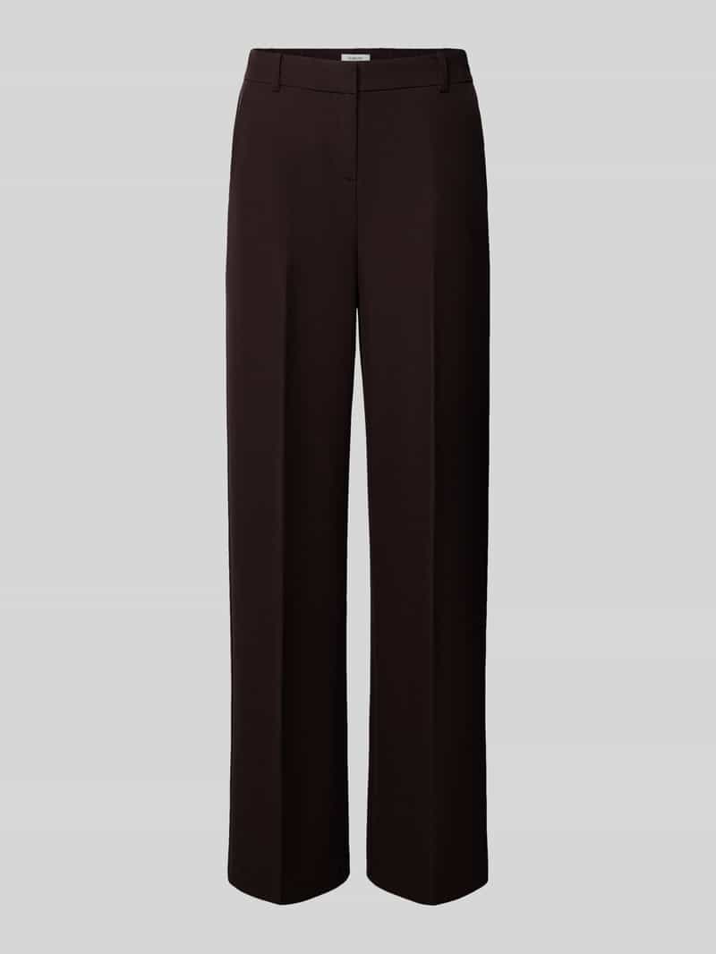 B.Young Wide leg stoffen broek met persplooien model 'DANTA'