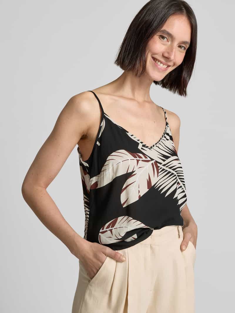 Vero Moda Loose fit top met bandjes van pure viscose model 'EASY JOY'