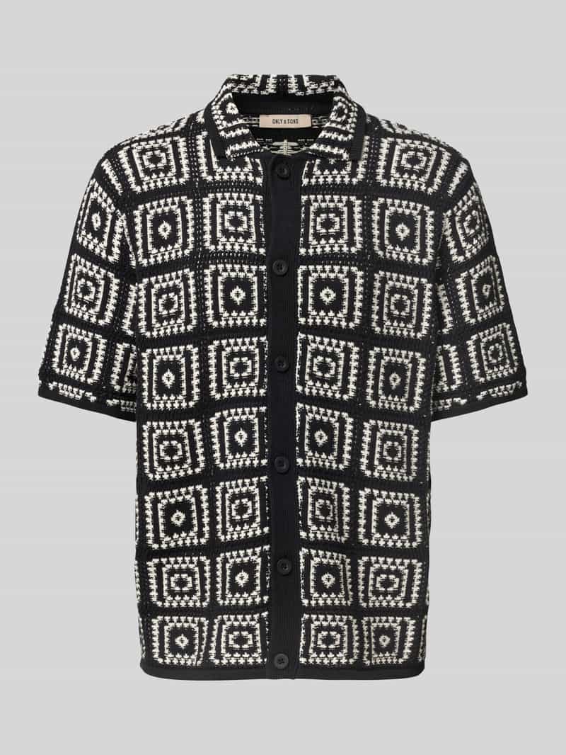 Only & Sons Gebreid jack met knoopsluiting model 'ONSBART'