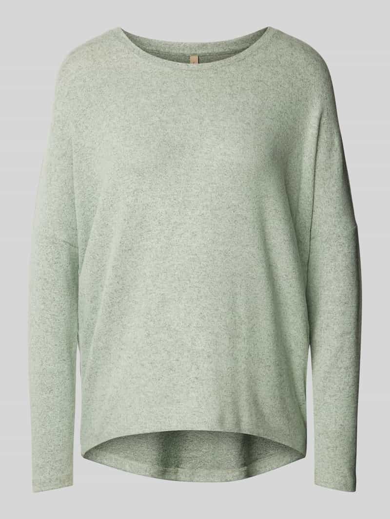 Soyaconcept Shirt met lange mouwen van viscosemix met ronde hals model 'Biara'