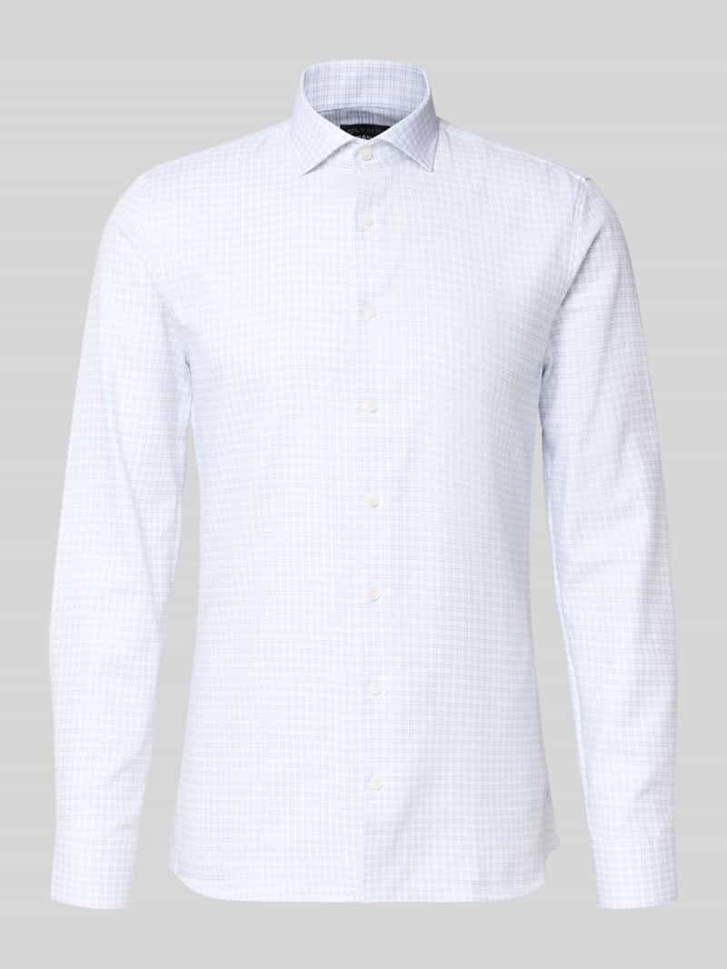 Super slim fit zakelijk hemd met kentkraag