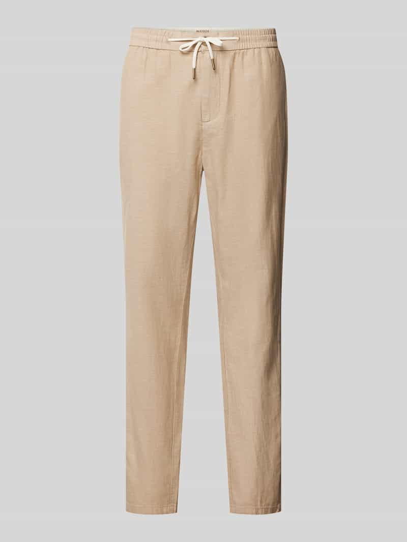 Scotch & Soda Straight fit broek in effen design model 'WARREN'