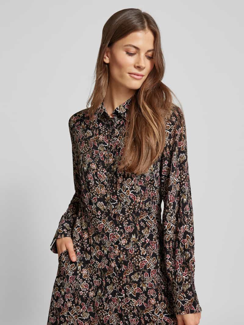 FREE QUENT Maxi-jurk met knoopsluiting model 'LOVY'