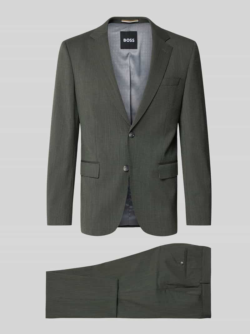 Boss Slim fit pak met scheerwol model 'H-HUGE'
