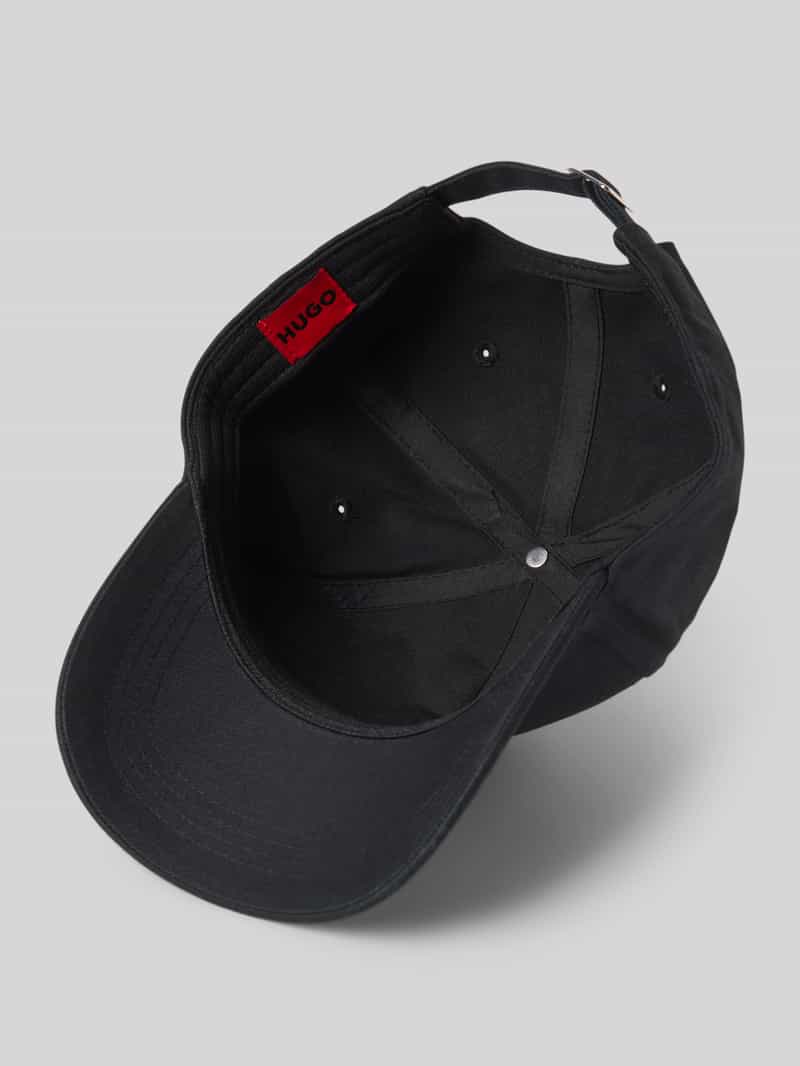 HUGO Baseballpet met labelprint model 'Cara'