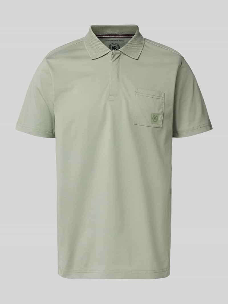 Lerros Regular fit poloshirt met borstzak