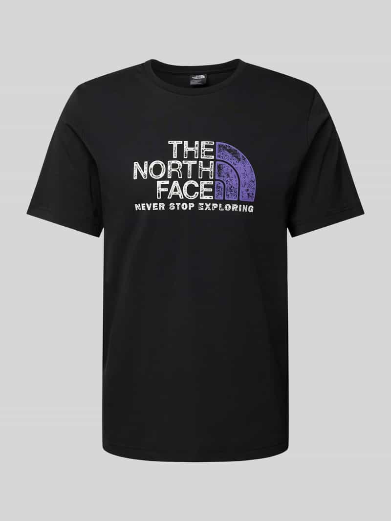 The North Face T-shirt met labelprint model 'RUST 2'