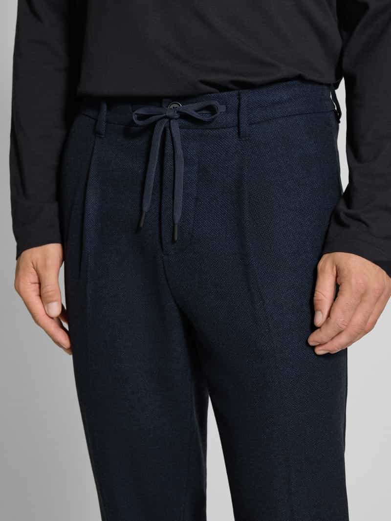 Selected Homme Tapered broek van wol model 'LEROY'