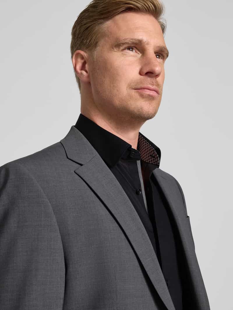 Eterna Slim fit zakelijk overhemd met kentkraag