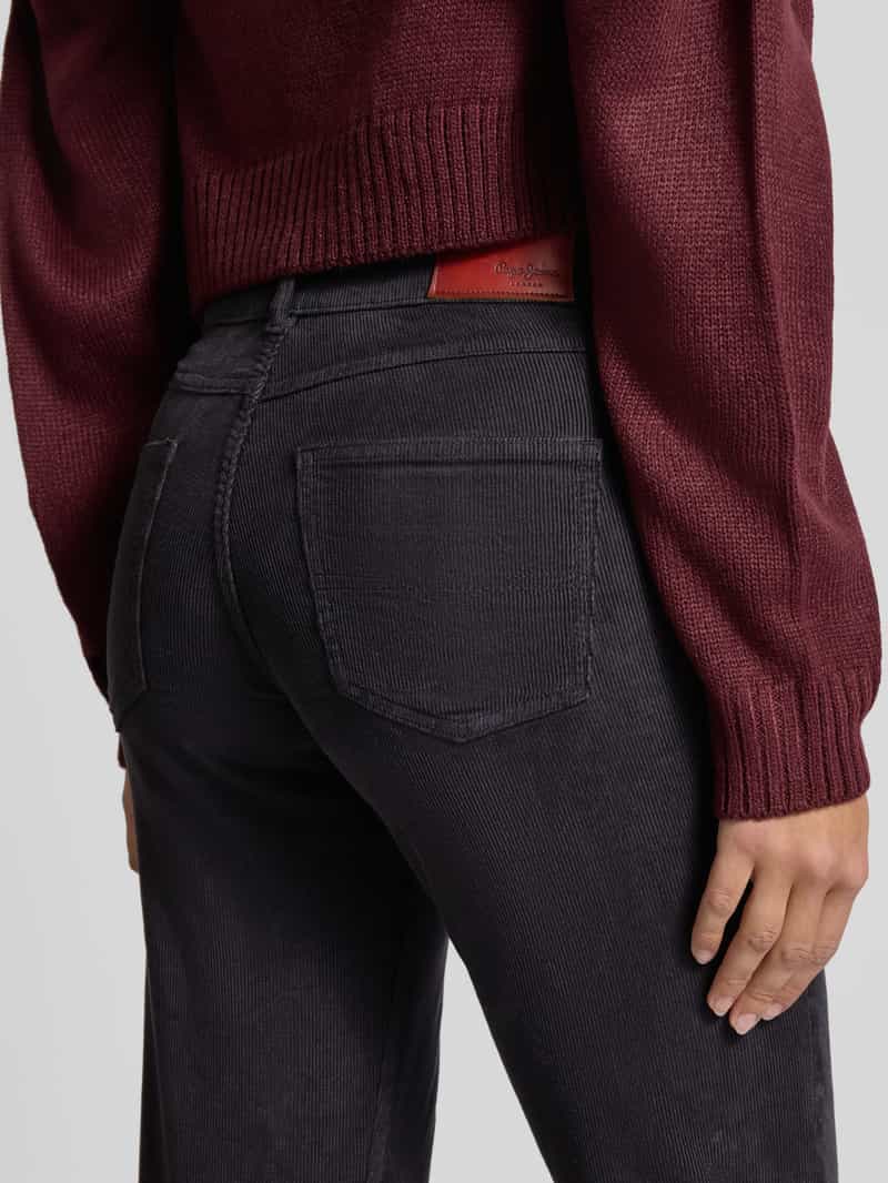 Pepe Jeans Flared corduroy broek van katoenmix model 'WILLA'
