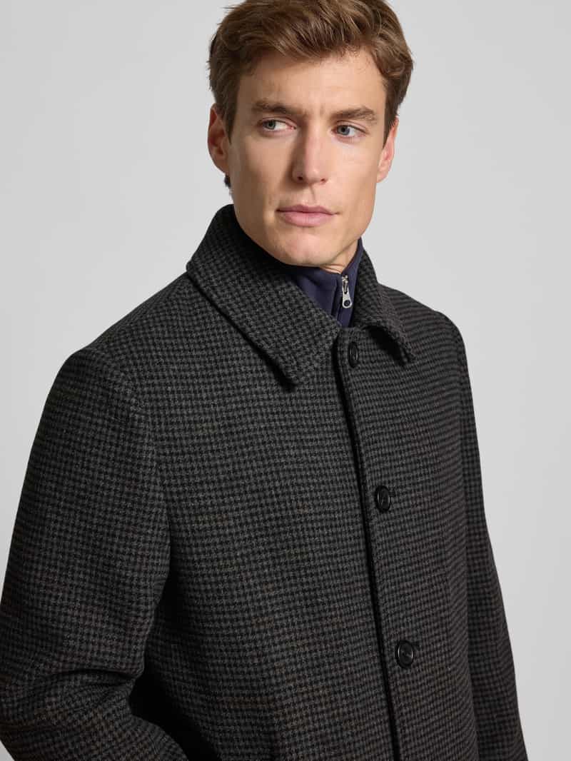 Selected Homme Regular fit lange jas van wolmix model 'ARCHIVE'