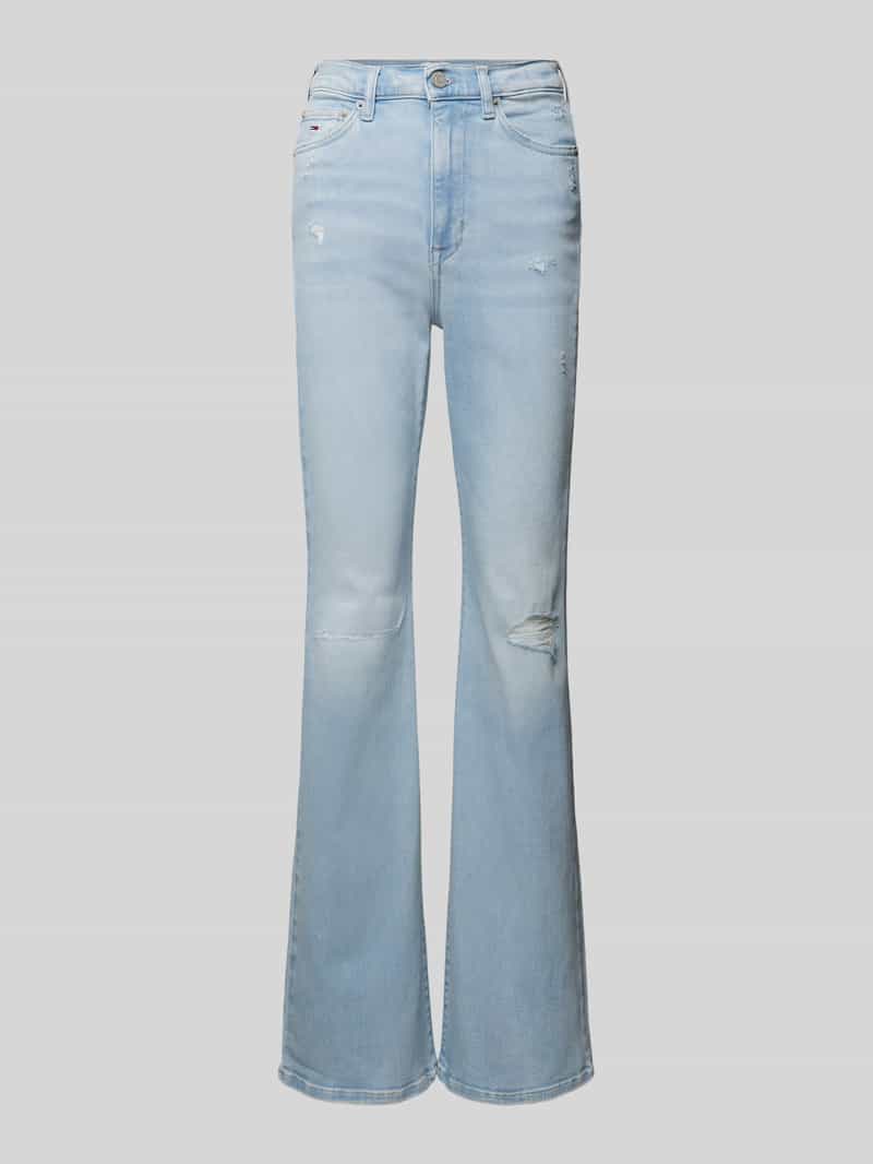 Tommy Jeans Flared cut jeans in destroyed-look model 'SYLVIA'