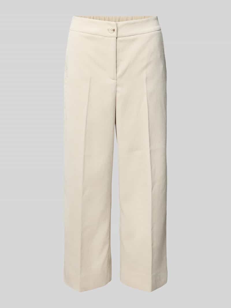 Opus Straight leg broek met steekzakken model 'Misha lane'