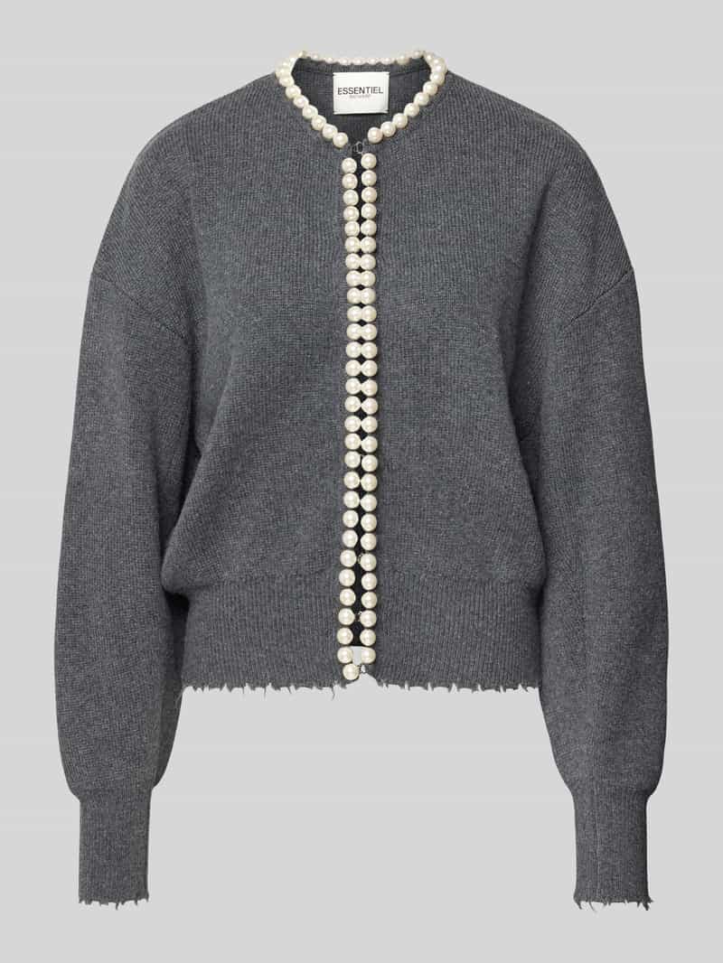Essentiel Antwerp Comfort fit gebreid jack van wolmix met kasjmier model 'IDEAS'