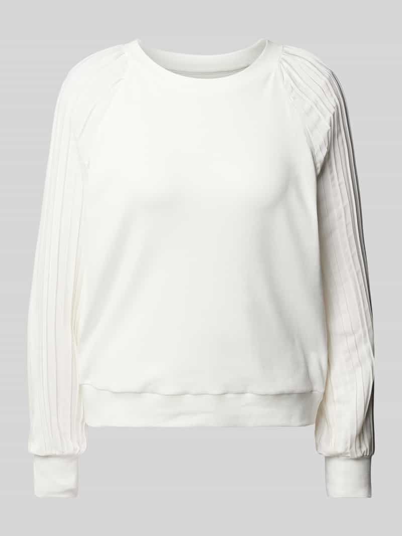 Marc Cain Shirt met lange mouwen en structuurmotief