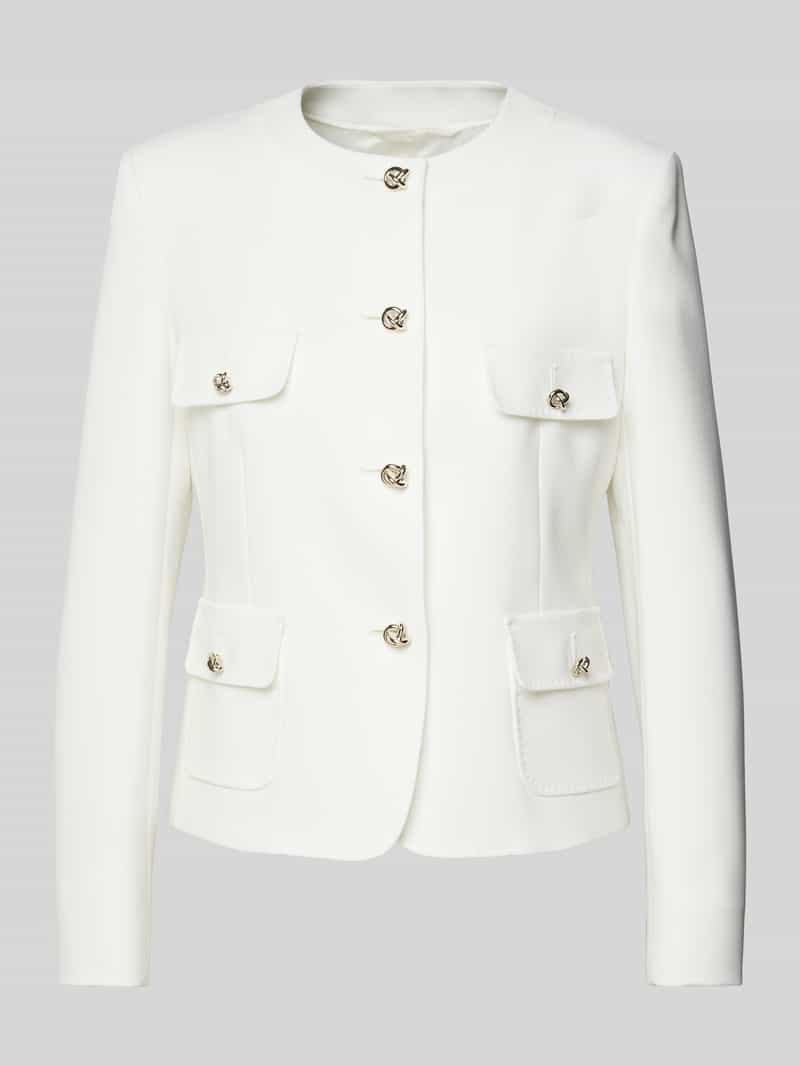 Max Mara Studio Blazer met opgestikte klepzakken, model 'YANA'