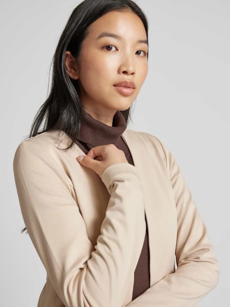 Ichi Regular fit blazer met opengewerkte voorkant model 'KATE'