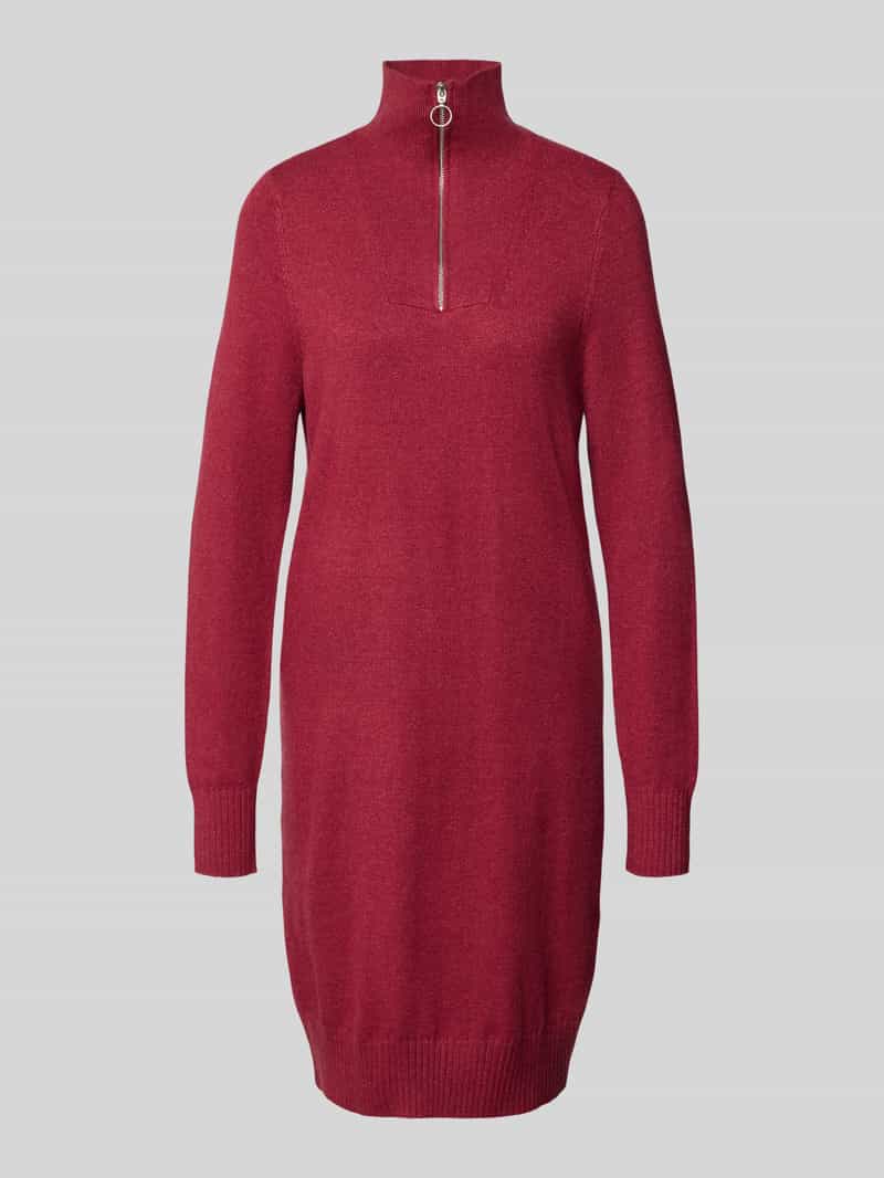 Christian Berg Woman Knie-lange jurk van pure viscose in tricotlook