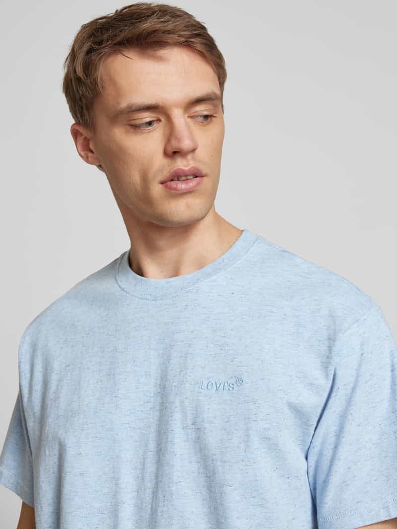Levi's T-shirt met labelstitching