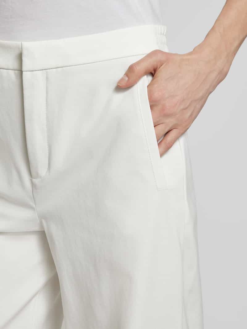 drykorn Wide leg stoffen broek met strookzakken model 'FAE'