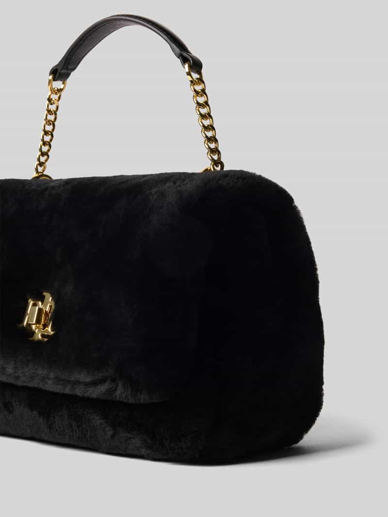 Lauren Ralph Lauren Handtas van schapenleer met imitatiebont
