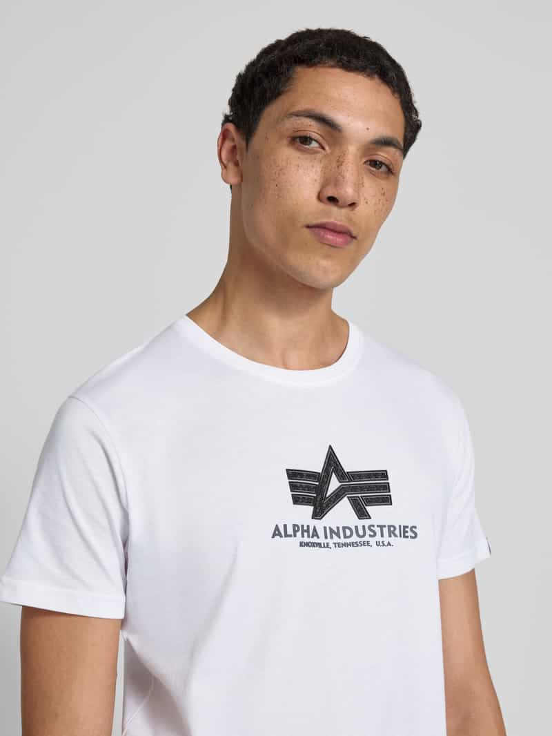 alpha industries T-shirt met labelprint