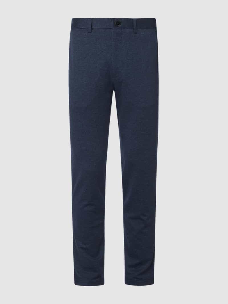 Tapered fit broek met stretch, model 'Liam' Matinique
