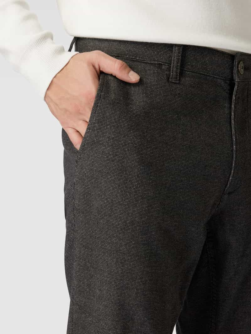 esprit collection Chino met structuurmotief model 'BRUSHED'