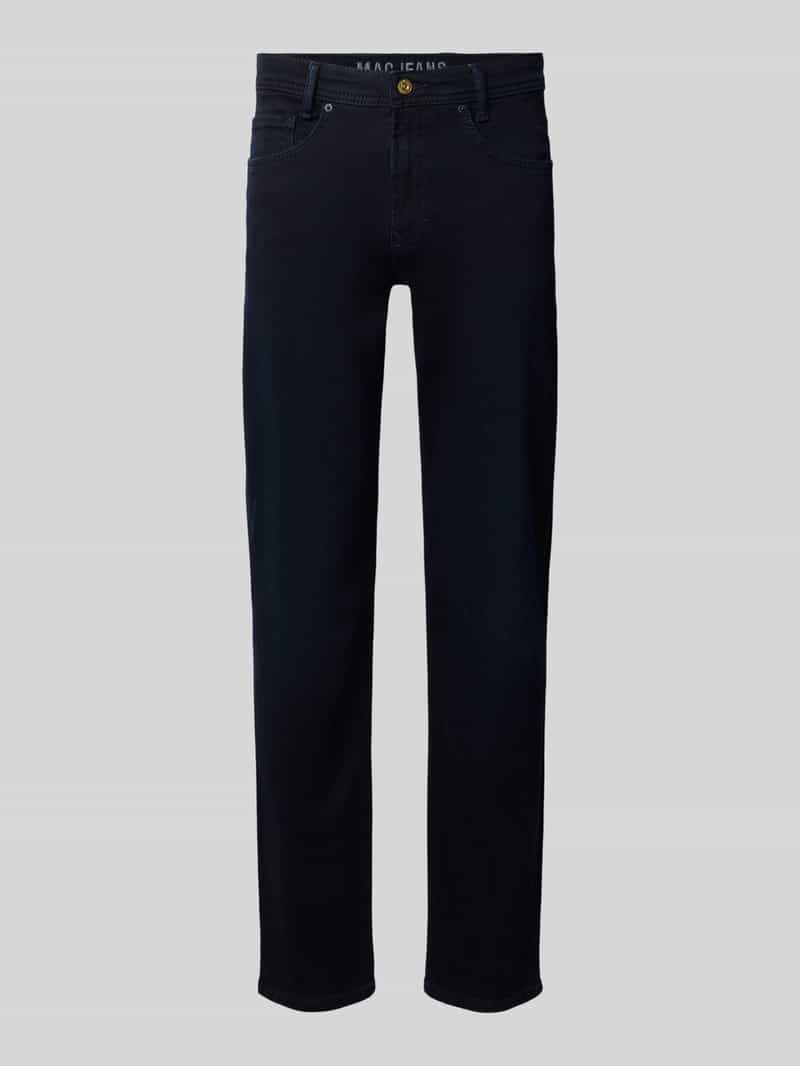 MAC Slim Fit jeans met dark-wash-look model 'Arne'