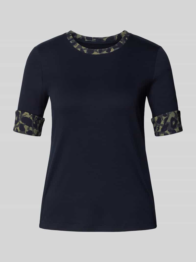Marc Cain T-shirt met mouwomslagen