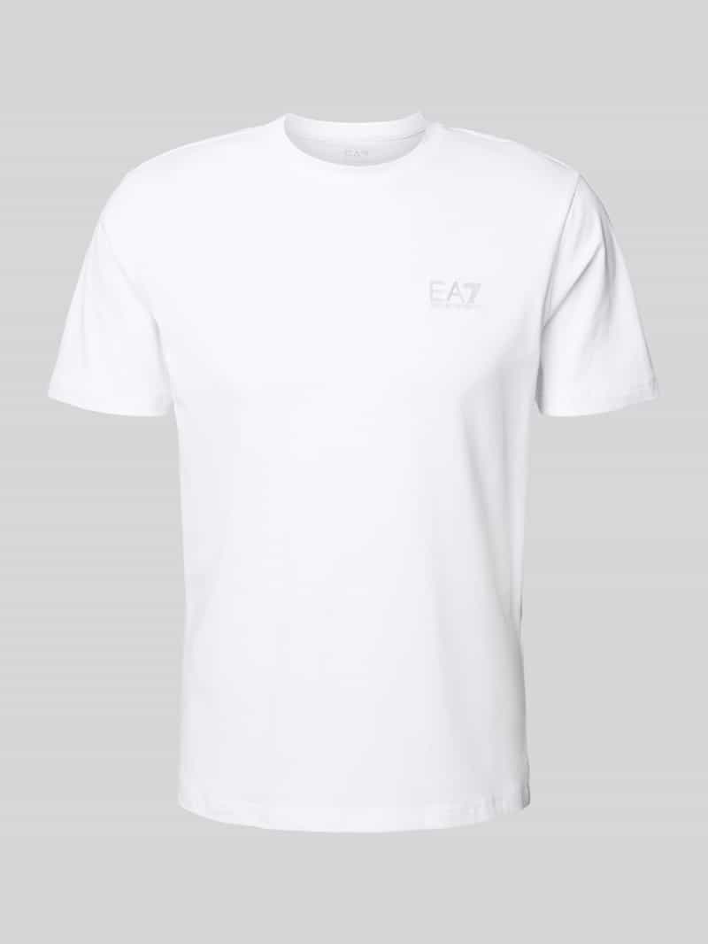 EA7 Emporio Armani T-shirt met labelprint