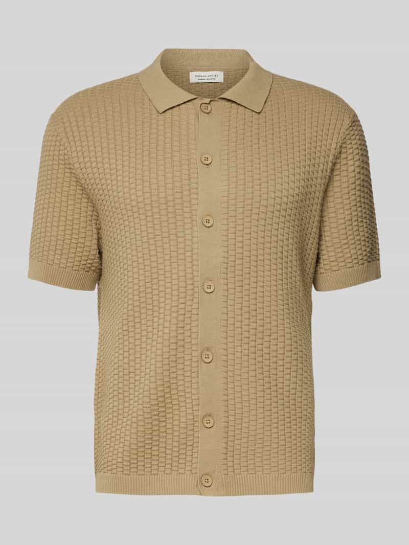 casual friday Regular fit vrijetijdsoverhemd met polokraag model 'CONNER'