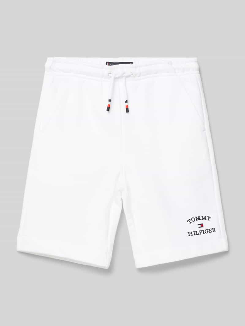 Tommy Hilfiger Kids Sweatshorts met labelprint