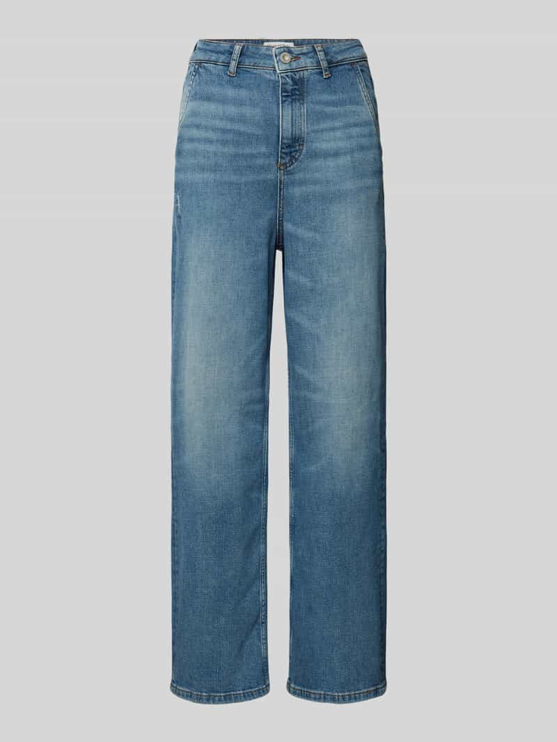 MARC O POLO Regular length wide fit jeans met steekzakken opzij, model 'LUMA'