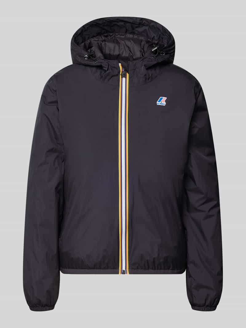 K-way Regular fit jack met logoprint model 'CLAUDETTE'