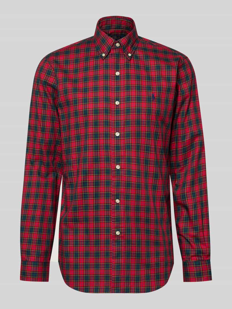 Custom fit vrijetijdsoverhemd van puur katoen