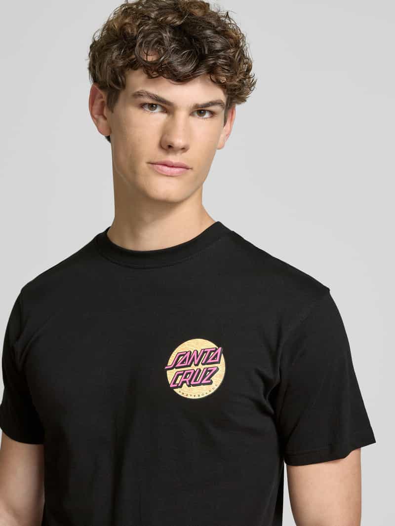 Santa Cruz T-shirt met labelprint