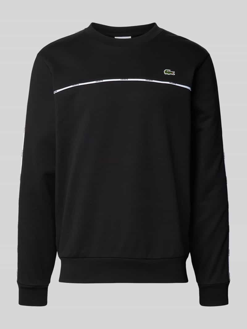 Lacoste Sweatshirt met logobadge model 'TAPE'