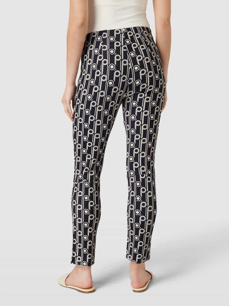 Slim fit stoffen broek met verkort model, model 'SABRINA' SEDUCTIVE