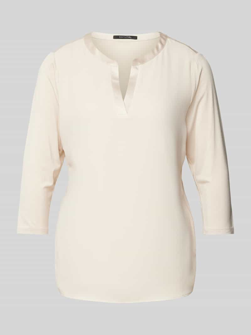 Comma Shirt met 3/4-mouwen