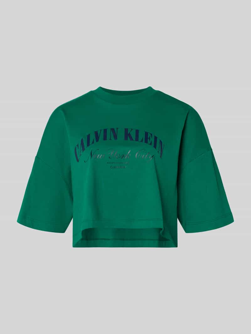 Kort T-shirt met logoprint