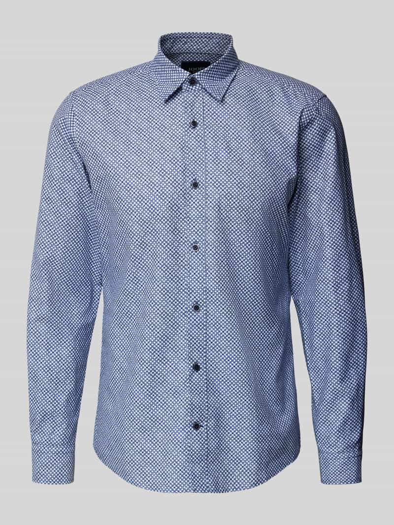 JOOP! JEANS Slim fit vrijetijdsoverhemd met kentkraag model 'Hanson'