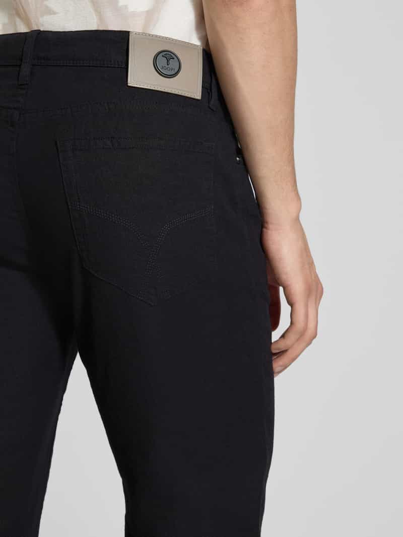 JOOP! Collection Regular fit linnen broek in 5-pocketmodel model 'Fortress'
